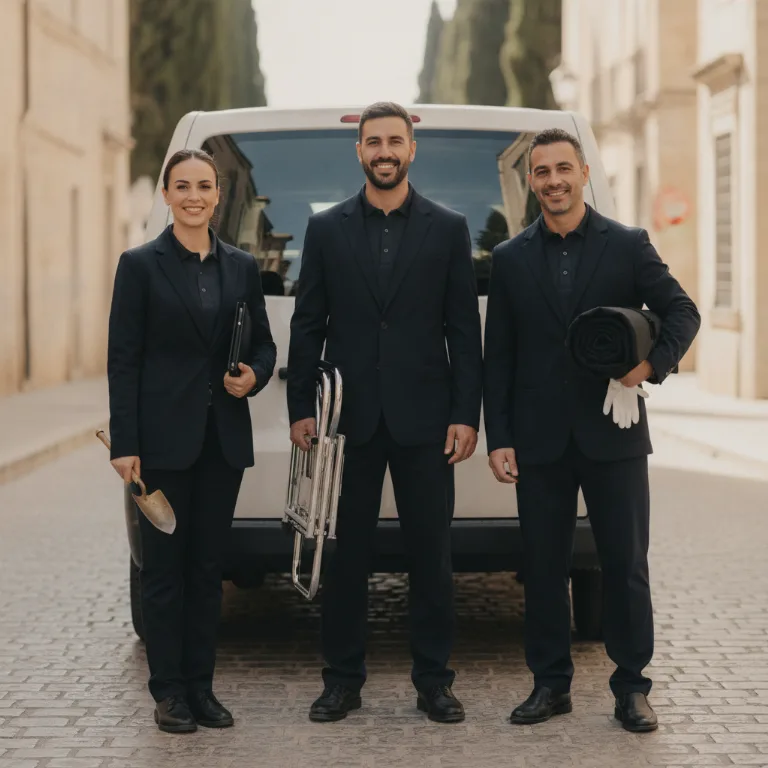 Funeraria equipo en el Camp d'en Grassot i Gracia Nova
